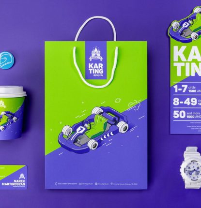 Gokart pálya csomagolt termékei